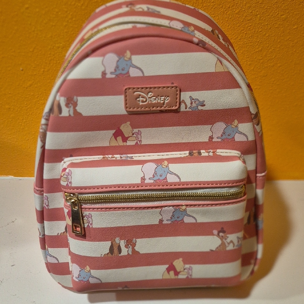 Disney Pink and White Character Backpack